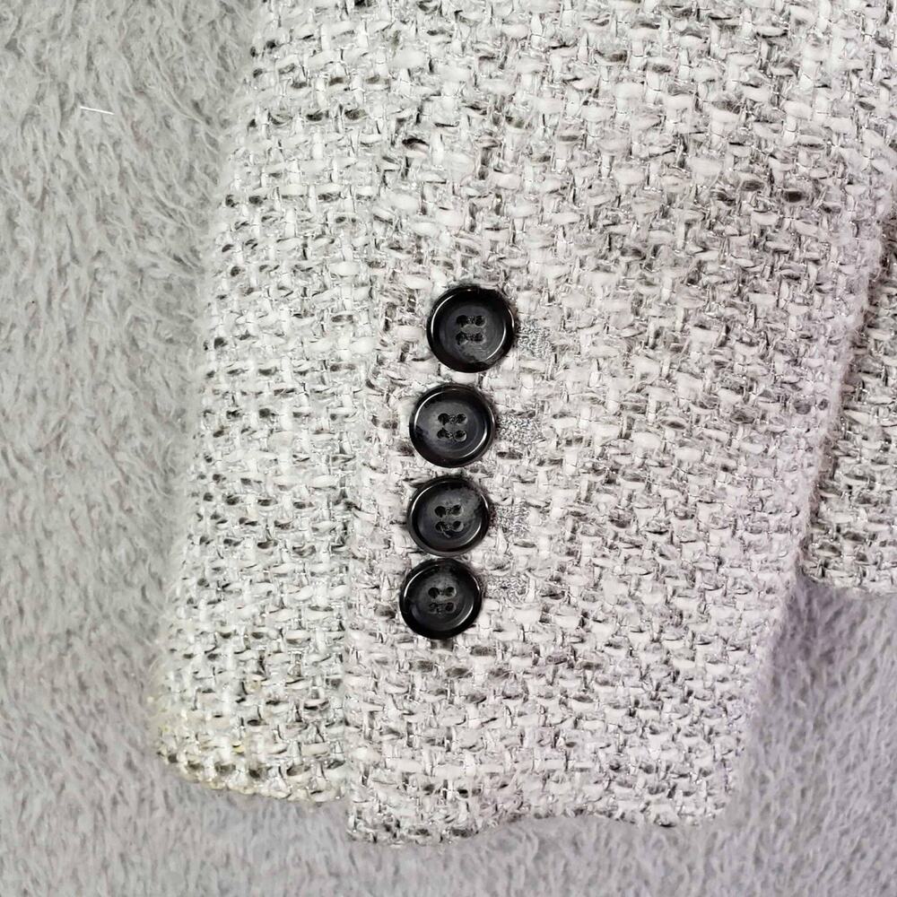 Talbots Textured Gray Blazer - Picture 7 of 11